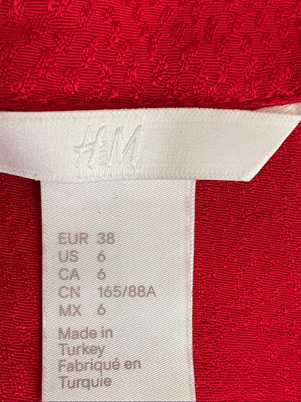H&M Red Satin Wrap Robe - Picture 7 of 7
